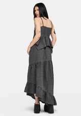 Nimira Check Ruche Hanky Hem Cami EU 34