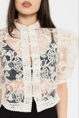 Angela Folk Embroidered Blouse