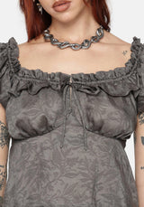 Ailsa Jacquard Milkmaid Top