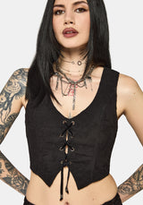 Lila Embroidered Corset Top