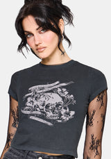 Deadly Blüte Kurz Ärmel Baby T-Shirt