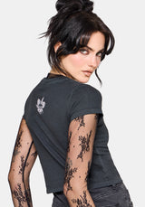 Deadly Blüte Kurz Ärmel Baby T-Shirt