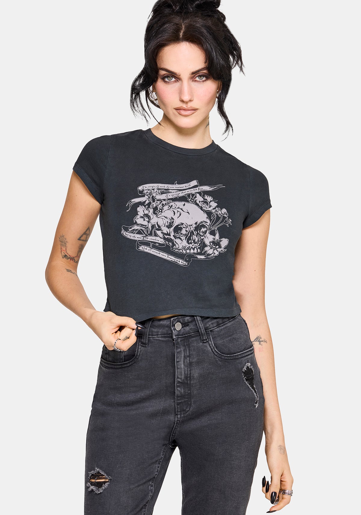 Deadly Blüte Kurz Ärmel Baby T-Shirt