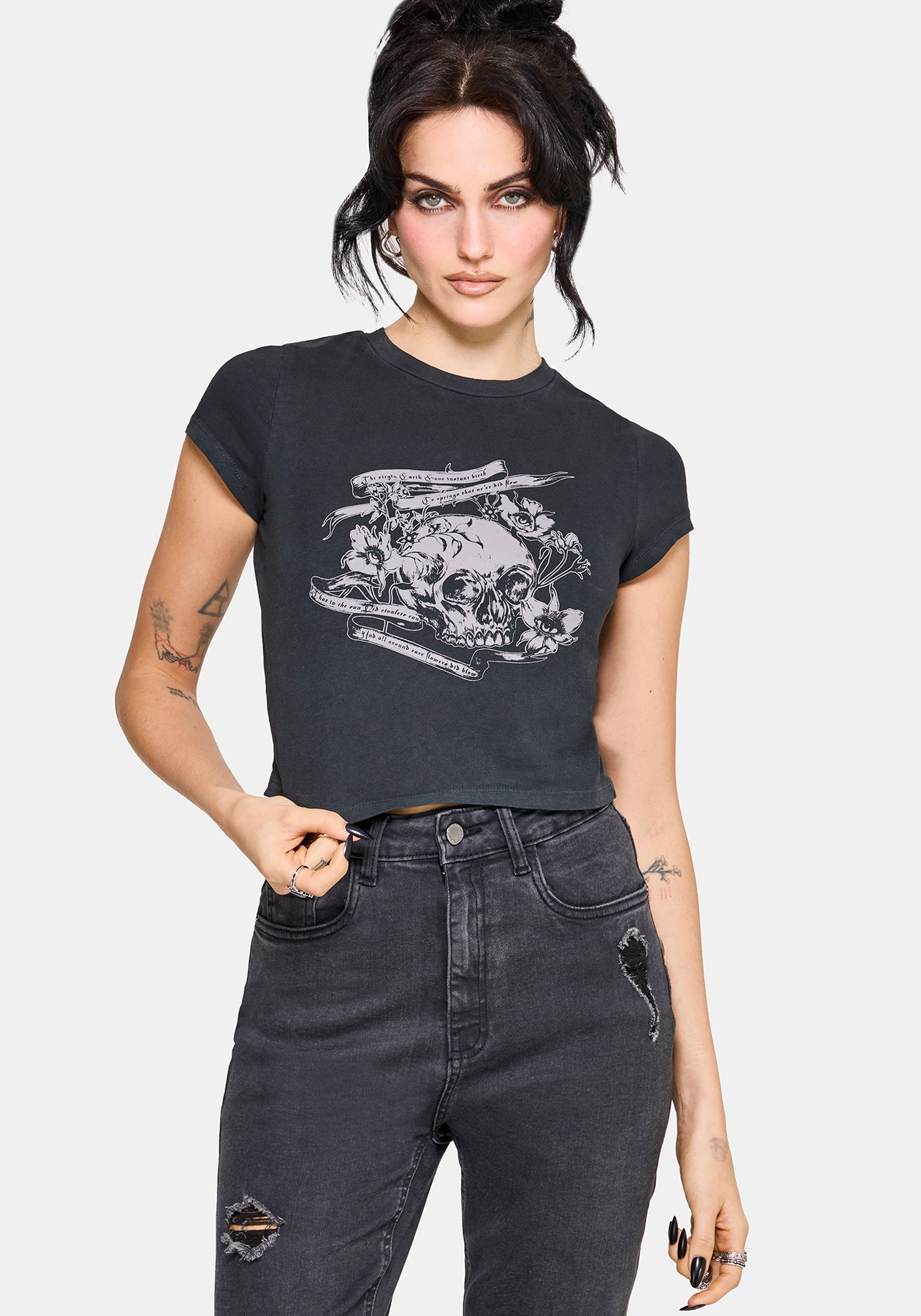 Deadly Blüte Kurz Ärmel Baby T-Shirt