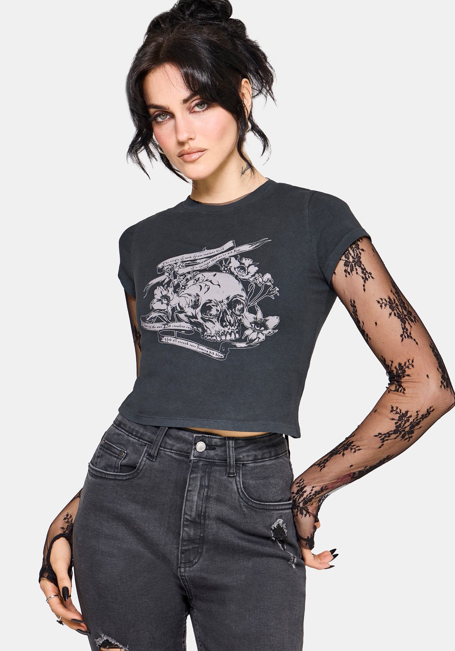 Deadly Blüte Kurz Ärmel Baby T-Shirt