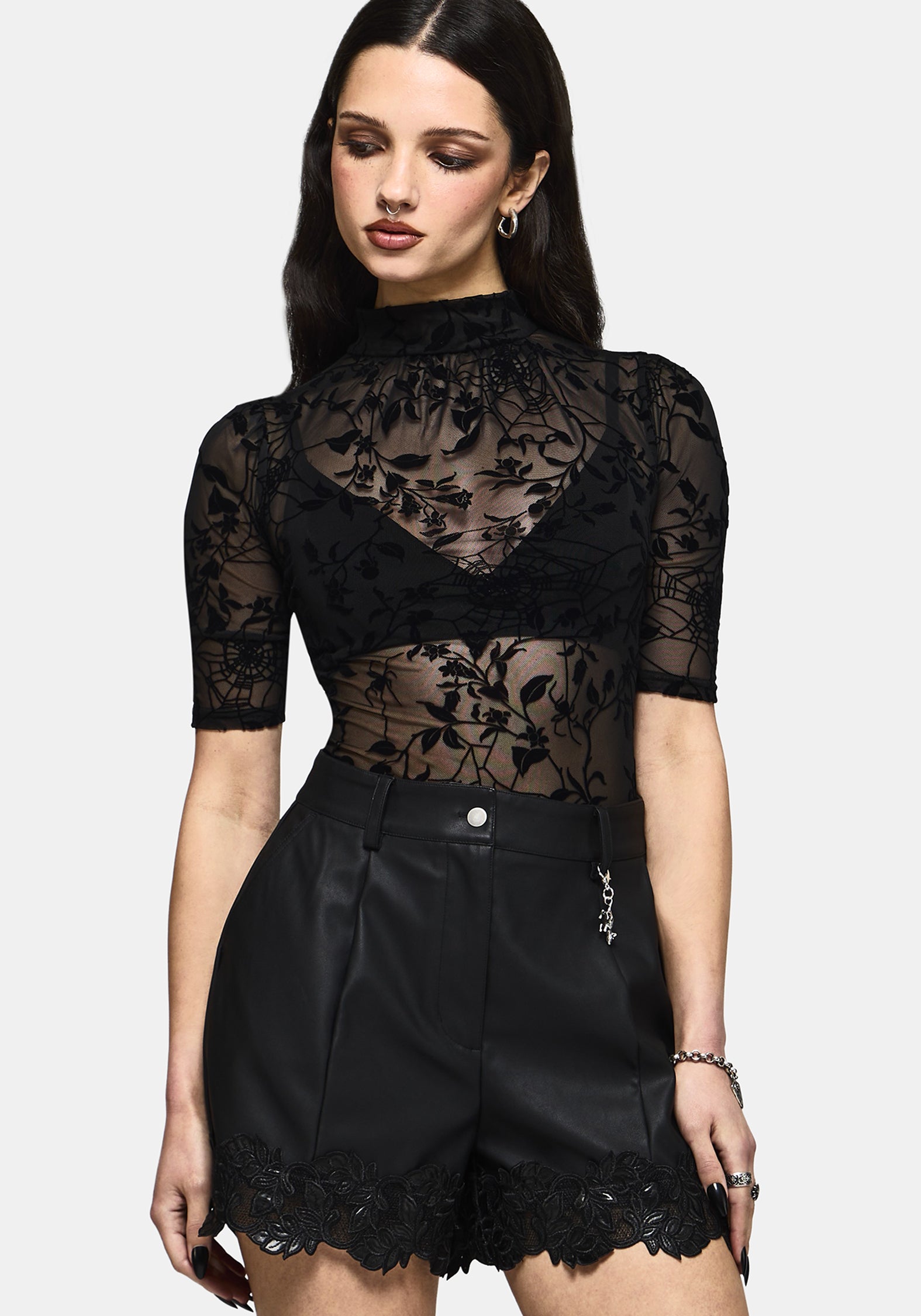 Deadly Nightshade Beflockt Mesh Body