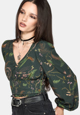 Noctaris Print Long Sleeve Top