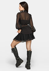 Margot Chiffon Cinch Slim Hemd