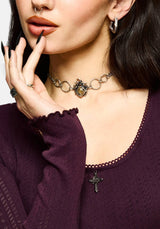 Lucera Long Sleeve Pointelle Scoop Neck Top - Burgundy