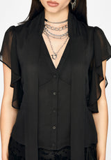 Fia Tie Neck Blouse