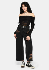 Demi Devore Gerafft Aus Die Schulter Top