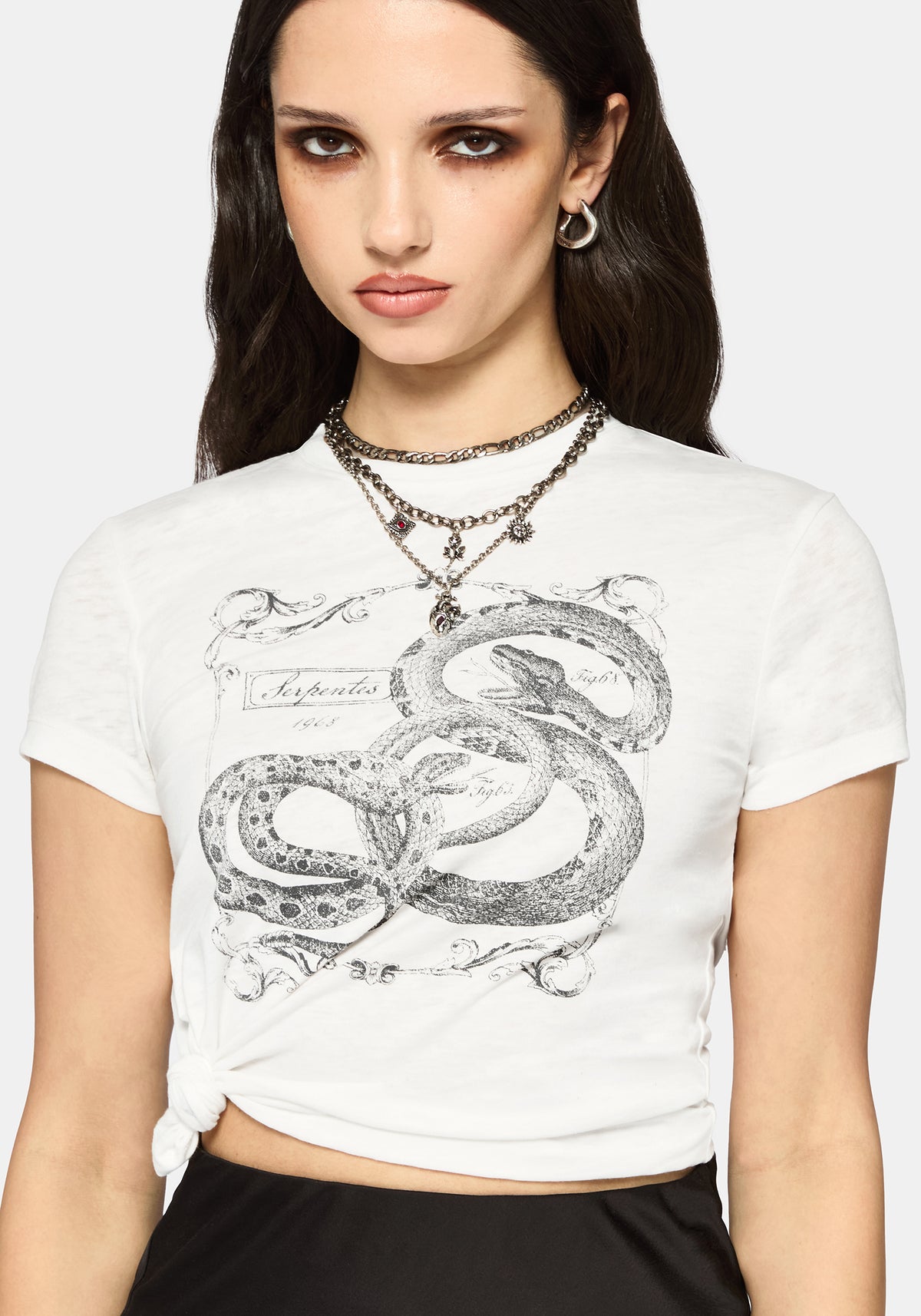 Lux Schlange Burnout Baby T-Shirt