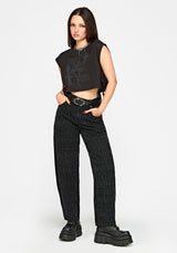 Attila Strukturiert Barrel Leg Jeans