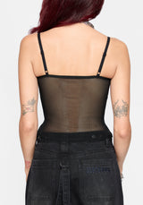 Ami PU Schnürung Camisole-Oberteil