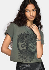 Paradise Decays Boxy Crop T-Shirt