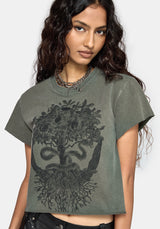 Paradise Decays Boxy Crop T-Shirt