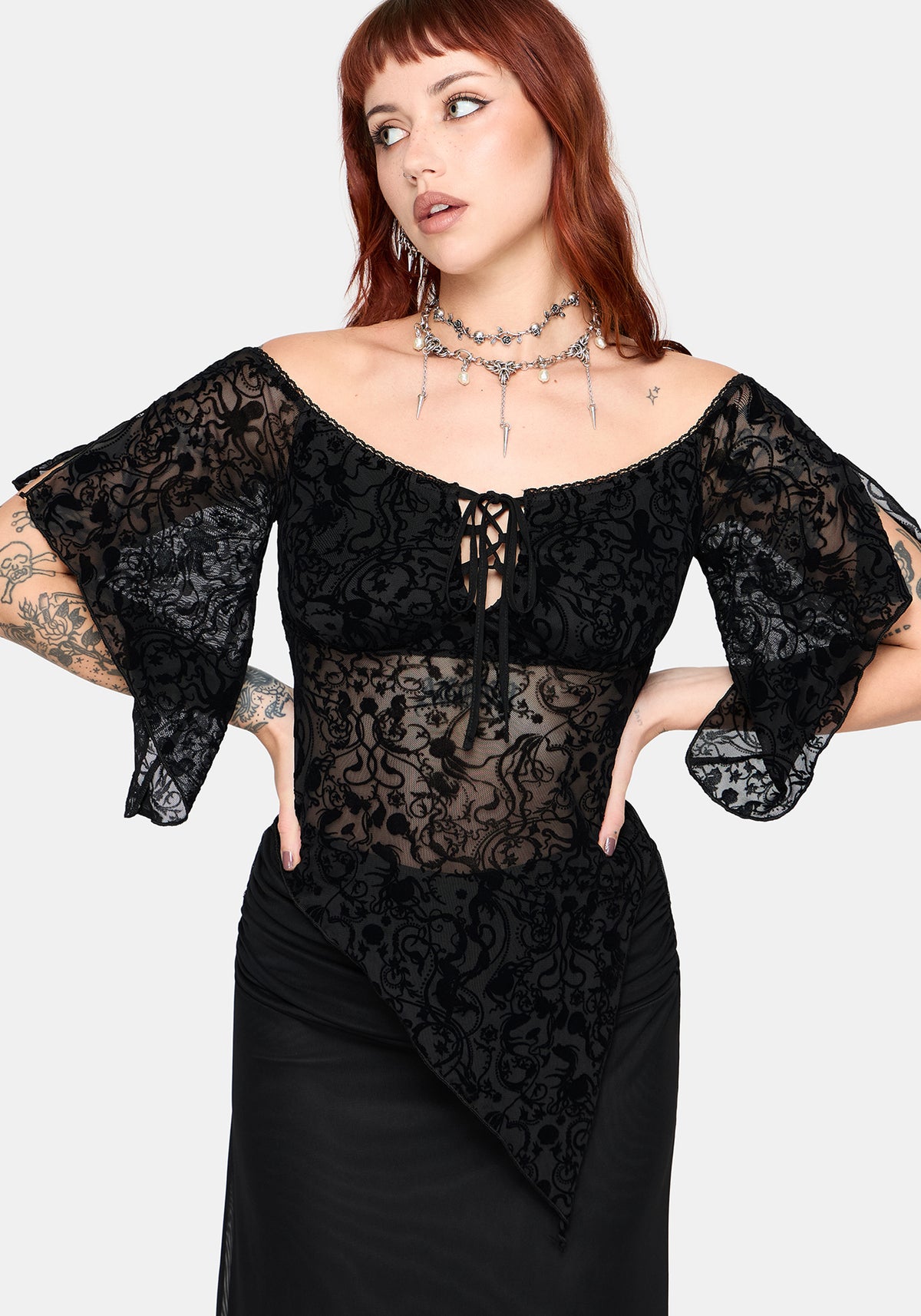 Women's Mesh Tops | Disturbia - Shop Women's Gothic, Alternative