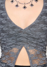 Meghan Lace Cap Sleeve Top