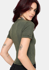 Stori Ribbed Short Sleeve T-Shirt