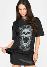 Requiem Veil Lace Oversized T-Hemd