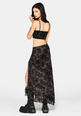 Ami Velour Ruched Bralet