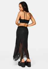 Mae Mesh Flock Bralet