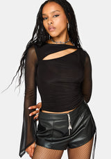 Shay Long Sleeve Cut Out Top
