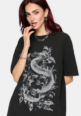Madoc Snake Graphic Oversized Tee