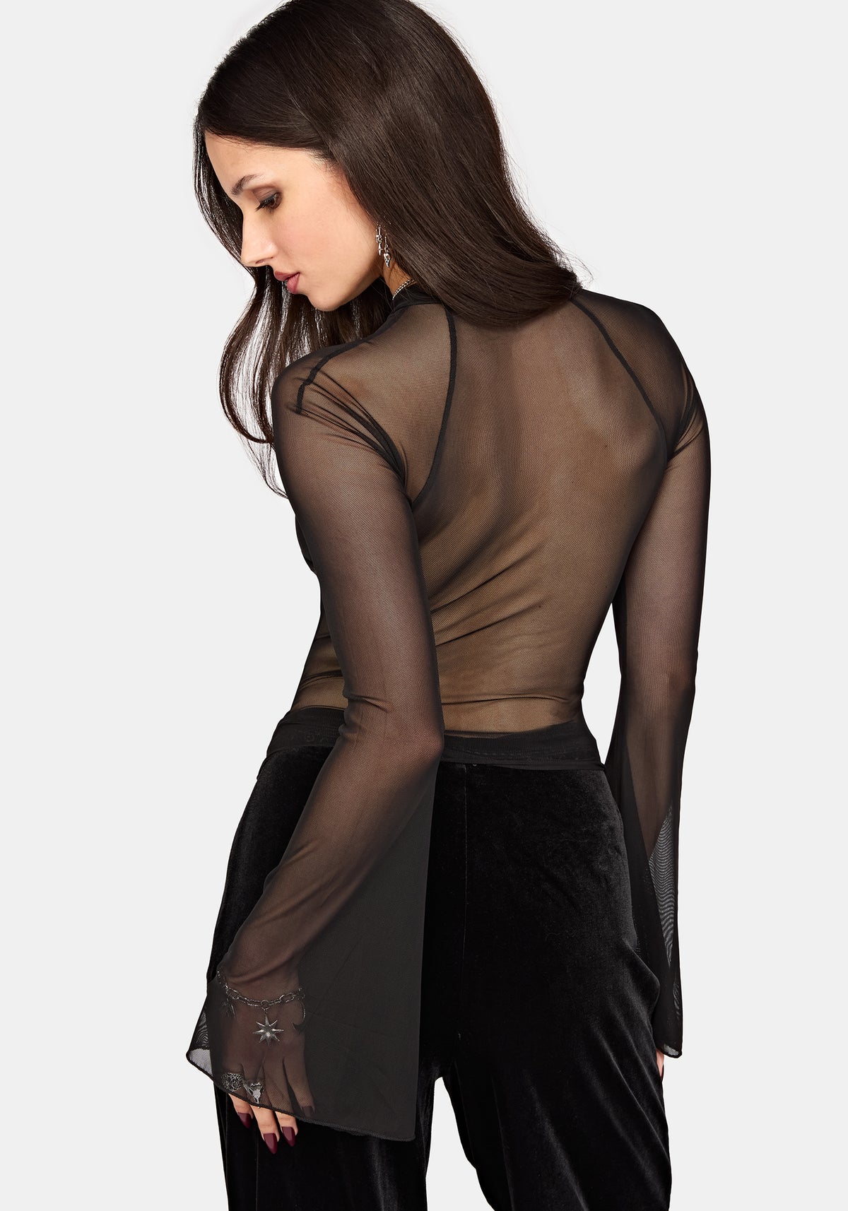 Noa Long Sleeve Cut Out Top