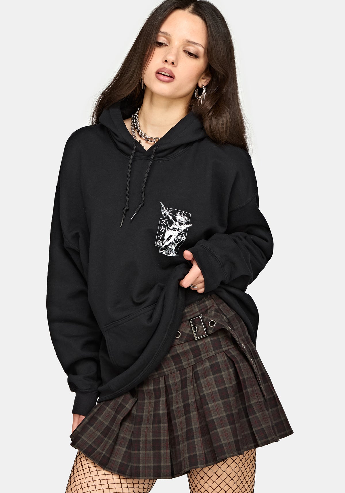 Scatach Anime Graphic Hoody