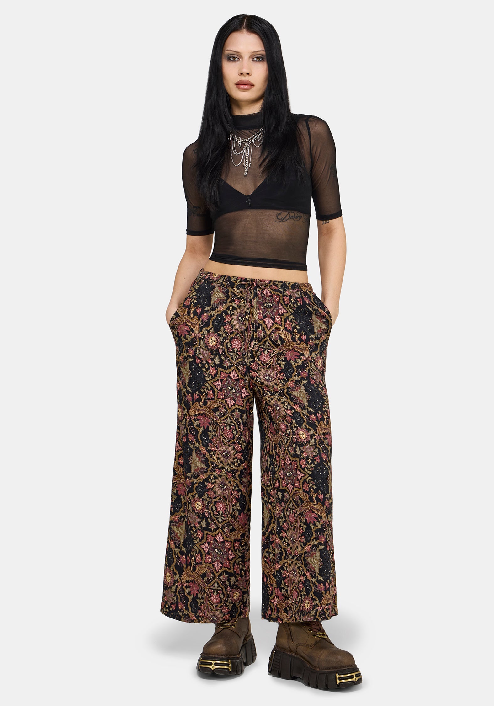 Mythos Druck Weit Bein Culotte