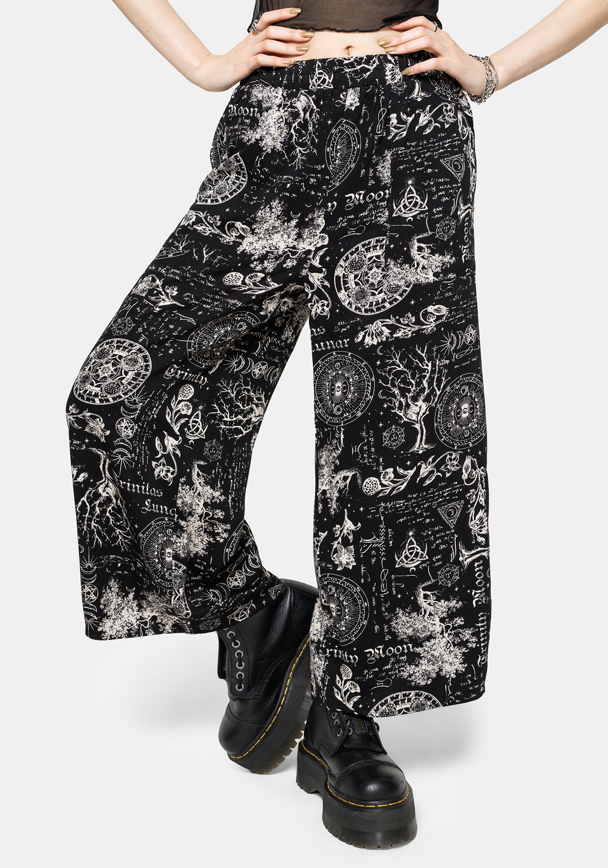 Trinity Mond Druck Pull Ein Culotte