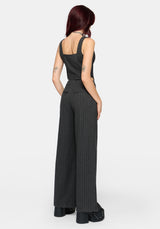Blair Nadelstreifen Hoher Bund Tailored Hose