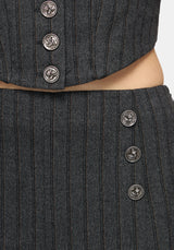 Blair Nadelstreifen Hoher Bund Tailored Hose