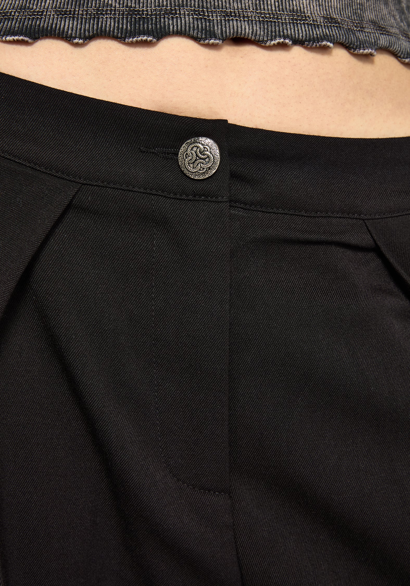 Devin Pleated Palazzo Trouser