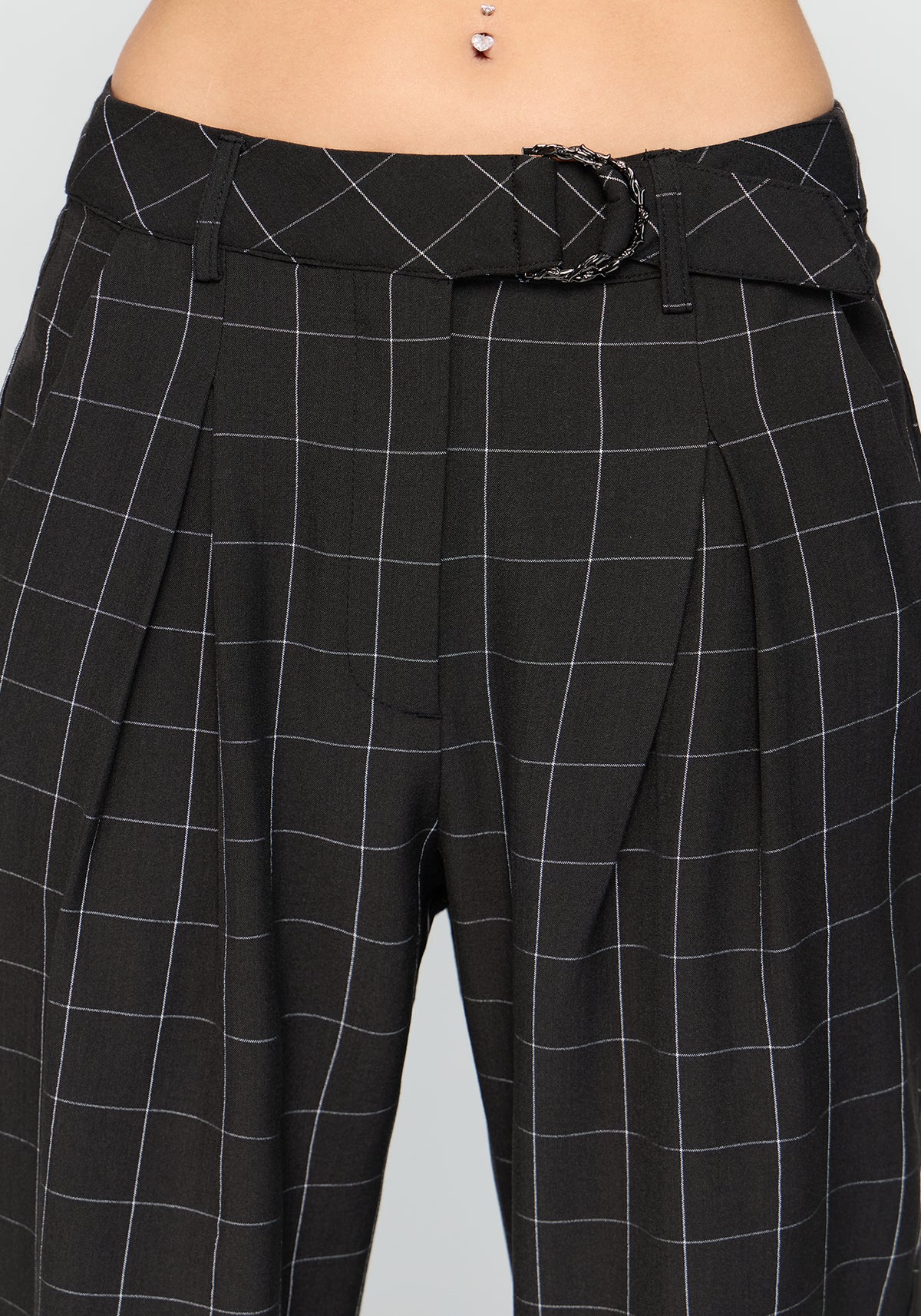 Brandi Karo D-Ring Gerades Bein Hose