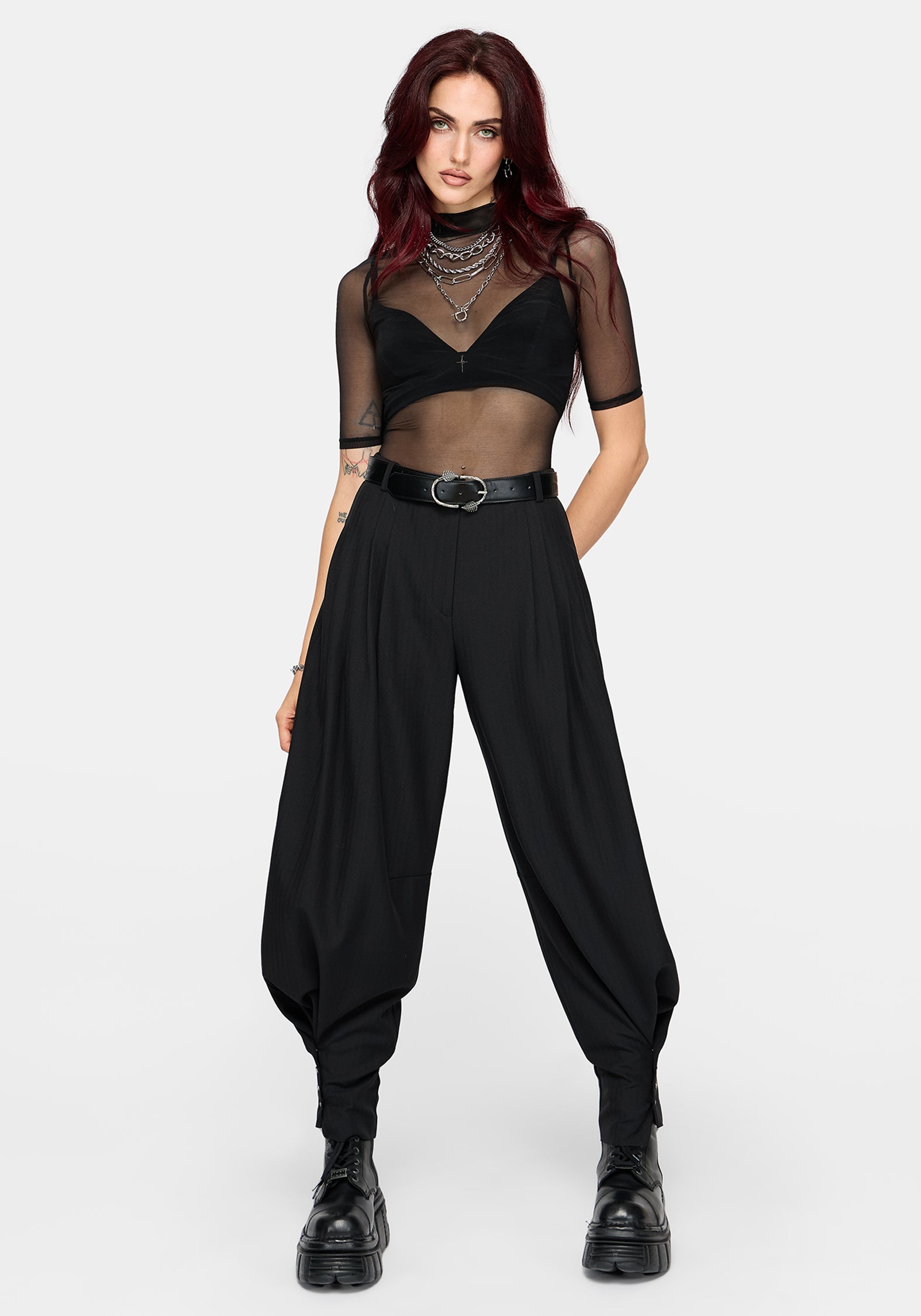 Quinn Pleated Balloon Trouser