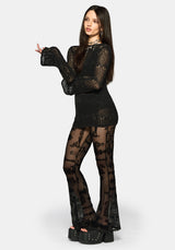 Pyra Jewel Flocked Mesh Flare