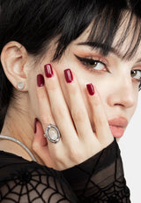 Serpent Moonstone Ring