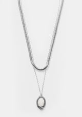 Serpent Moonstone Multi-Kette Halskette