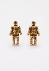 Wicker Man Niete Ohrringe