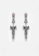 Ritual Amethyst Geteilt Ohrringe