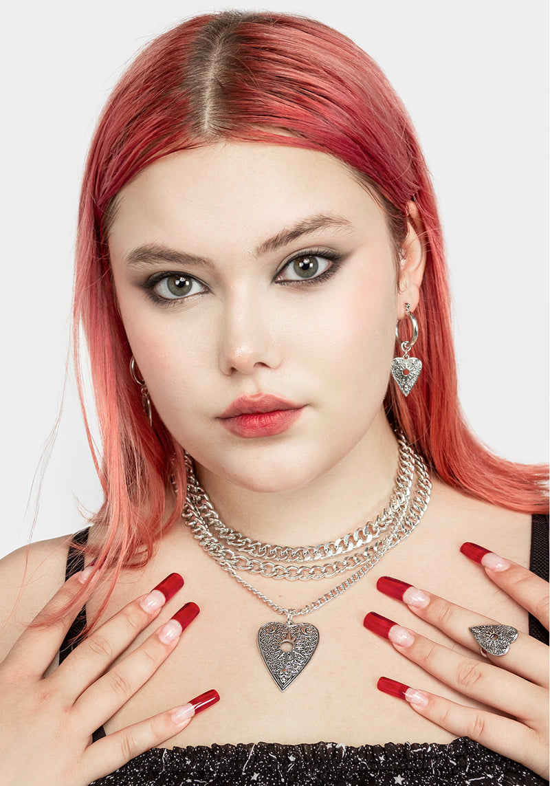 Ouija Planchette Multi-Kette Halskette