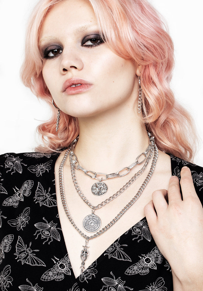 Occult Multikette Halskette