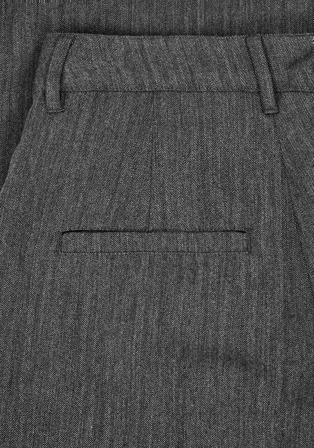 HERRINGBONE TAILORED TROUSER