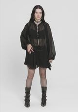Villain Strukturiert Bluse