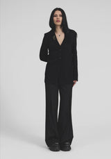 Ellis Embroidered Longline Blazer