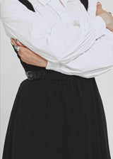 Nightingale Pinafore Midikleid - Schwarz
