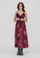 Zariah Sequin Velours Camisole Midaxi Kleid