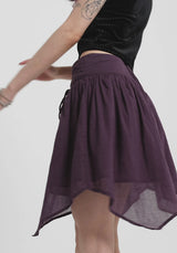 Eliza Textured Hanky Mini Skirt